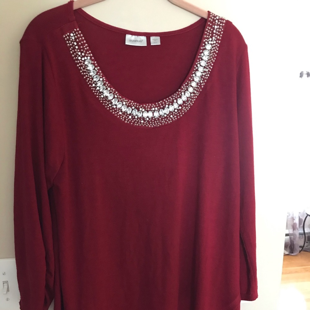 Avenue Embellished Top